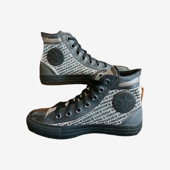 Converse Chuck Taylor All Star High Translucent -Black Men SneakerSize 5.5 #1071 - Picture 14 of 16
